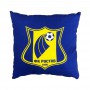 Подушка логотип желто синяя